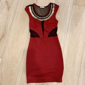 ‼️2 for $15 Sexy red and gold dress